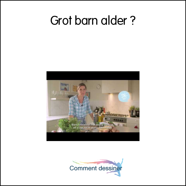 Grøt barn alder